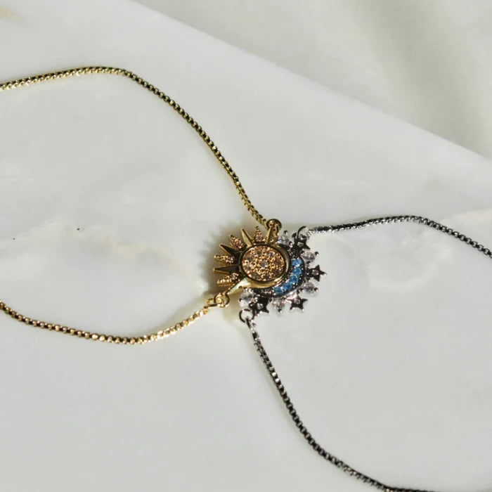 Sun & Moon Bracelet Set