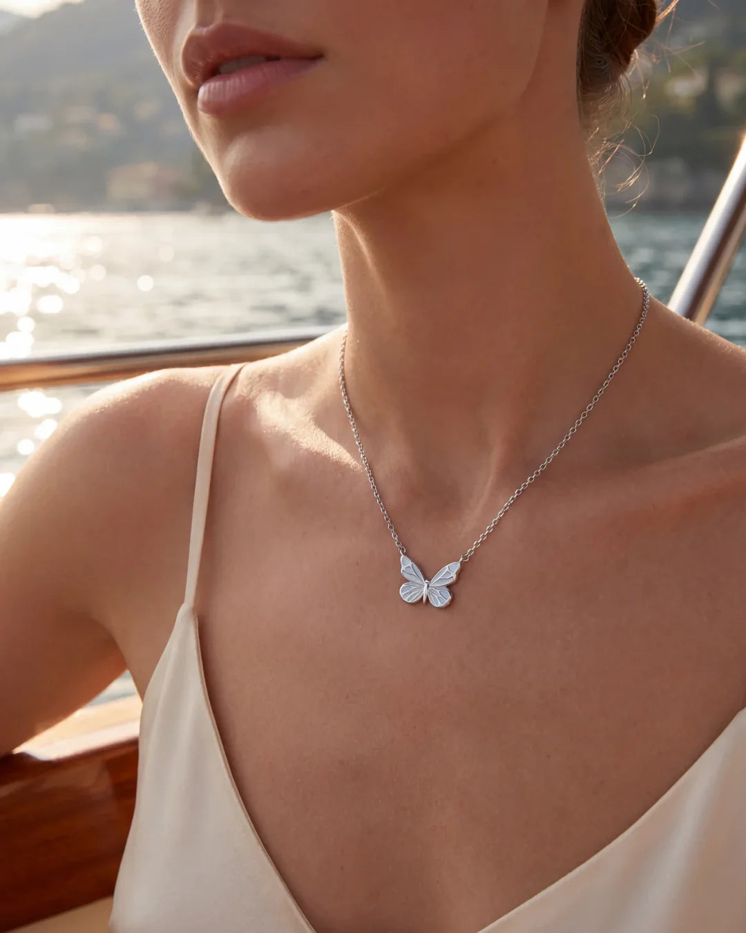 Luminous Butterfly Jewelry Set