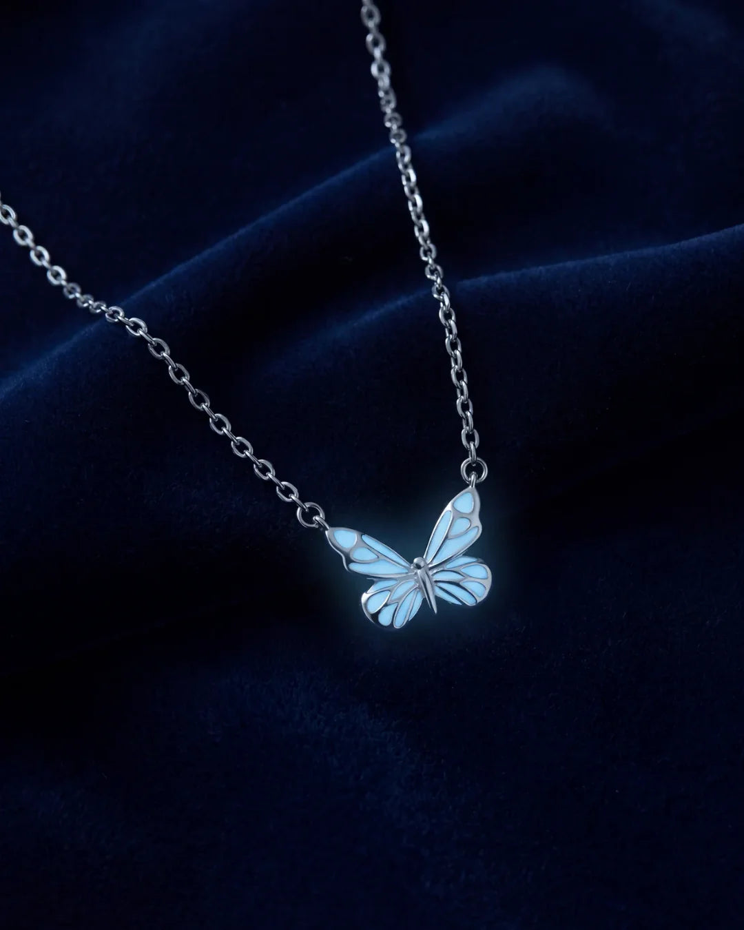 Luminous Butterfly Jewelry Set