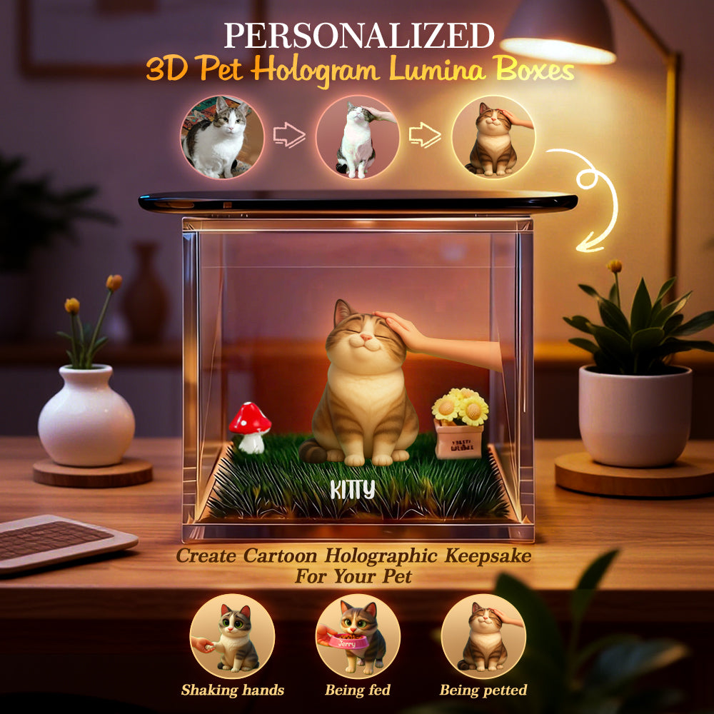 Cartoon DIY Pet Holographic House For Dogs/Cats