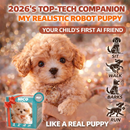 Electronic Plush Pet Toy for Pretend Companion Play