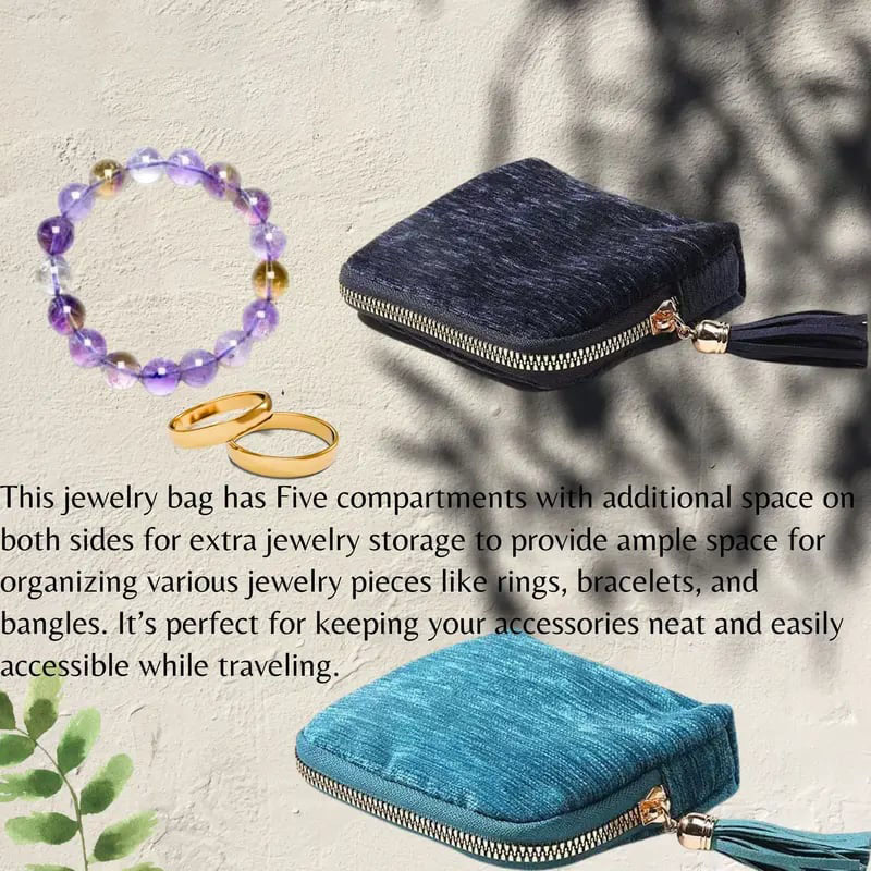 Travel Jewelry Case Organizer 3 Pack