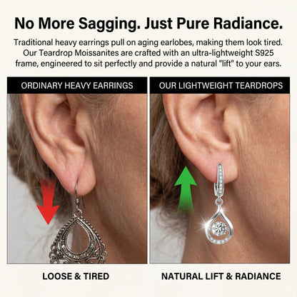 Dancing Teardrop Cubic Zirconia Earrings