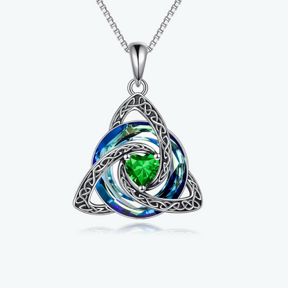 Celtic Knot Birthstone Necklace for Personalized Pet-Lover Gifts