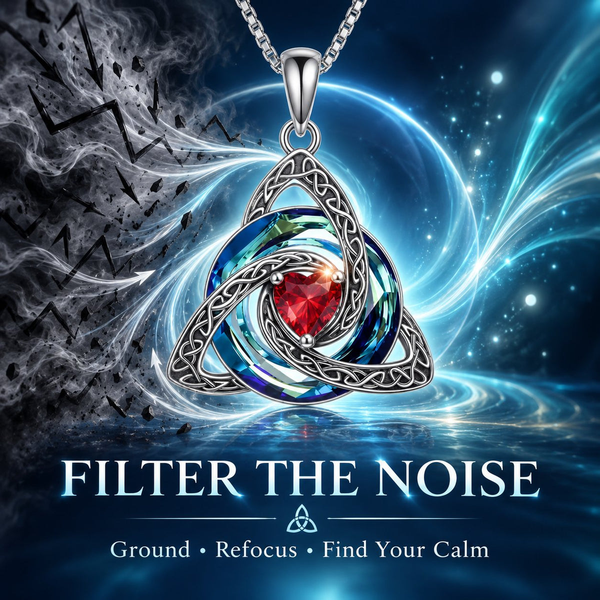 Celtic Knot Birthstone Necklace for Personalized Pet-Lover Gifts