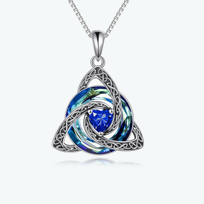 Celtic Knot Birthstone Necklace for Personalized Pet-Lover Gifts