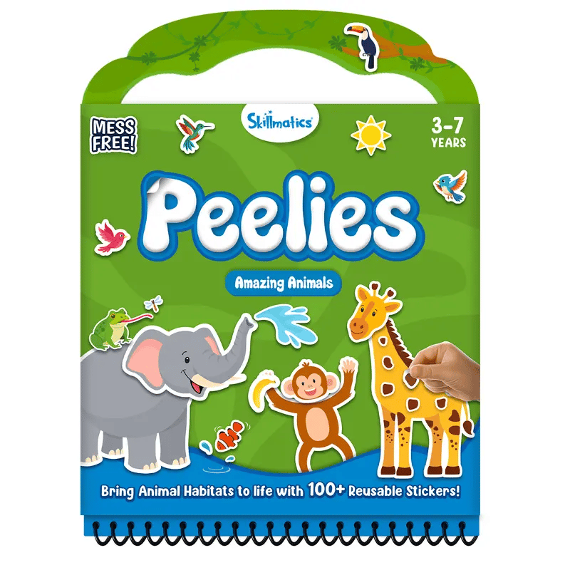 Reusable Sticker Activity Book with 100+ Stickers for Creative Play