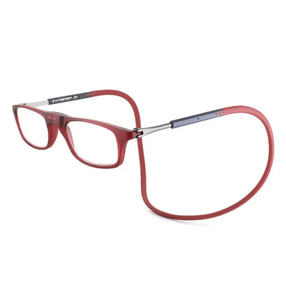 Magnetic Neck-Hanging Reading Glasses with Multiple Lens Strengths
