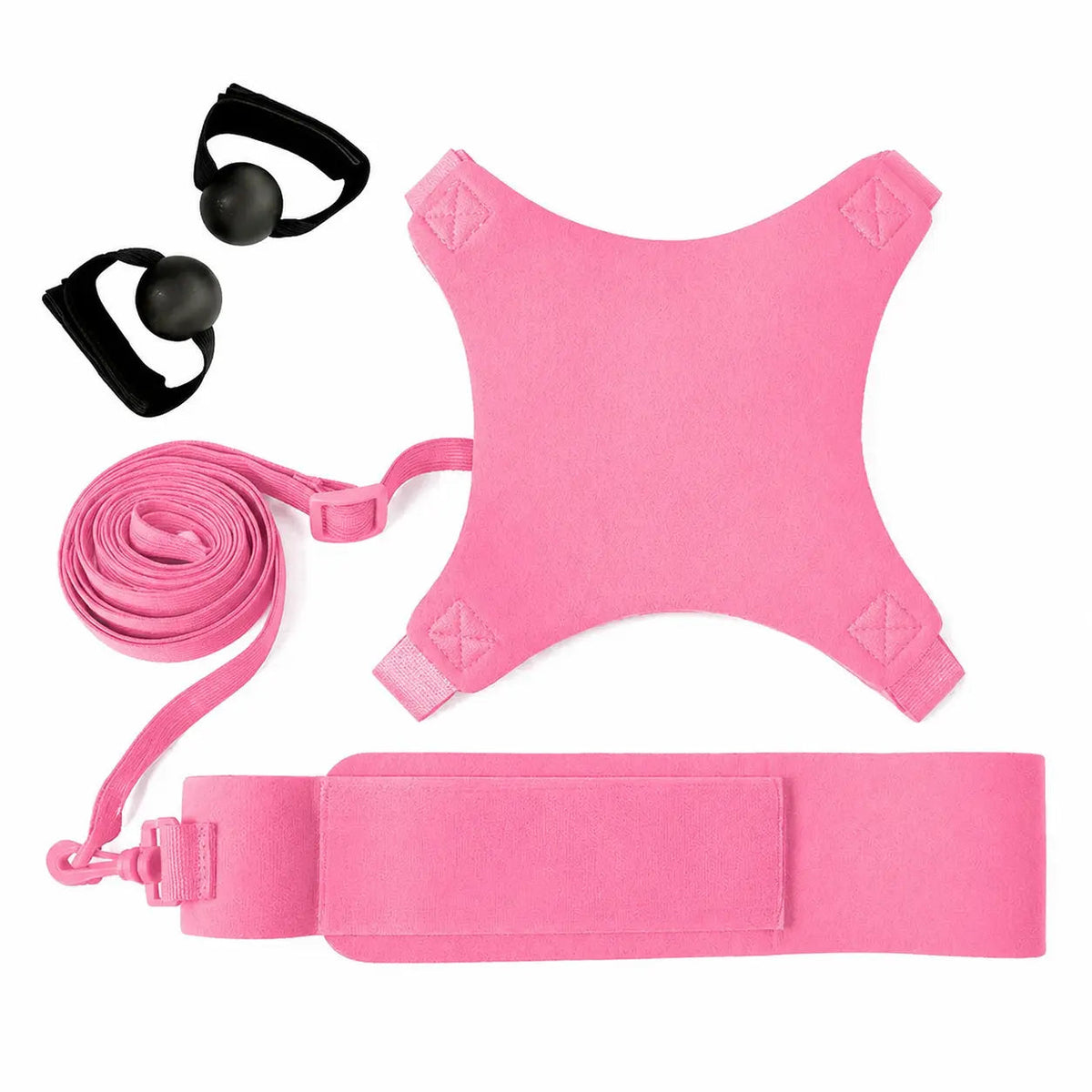 Solo Volleyball Training Tether Set in Pink or Black