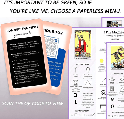 Classic Tarot Learning Card Deck for Beginners