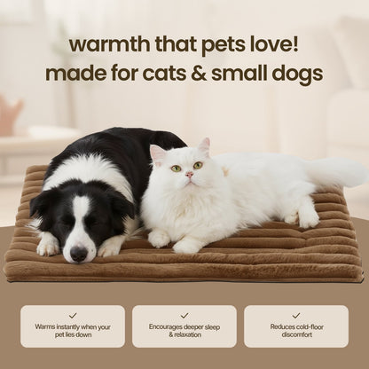 Soft Plush Pet Mat in Two Sizes and Three Colors