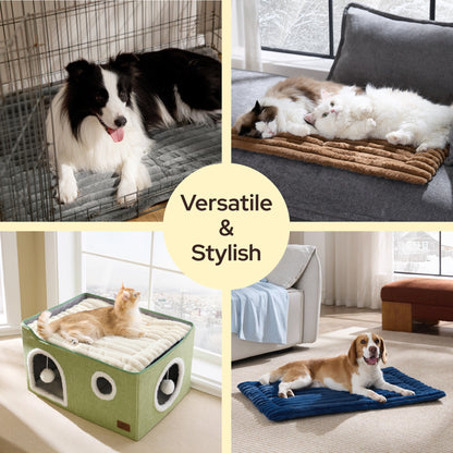 Soft Plush Pet Mat in Two Sizes and Three Colors