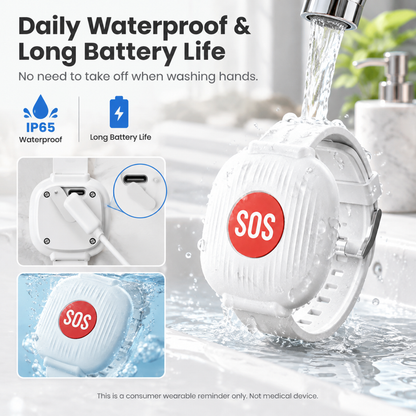 Wi-Fi SOS Alert Wrist Button