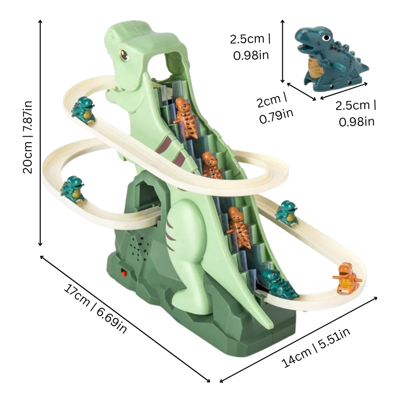 Dinosaur Climbing Track Toy with Nine Dinosaurs