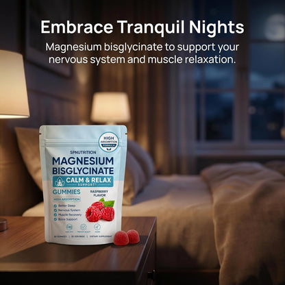 Magnesium Glycinate Gummies, 60-Count Pouch