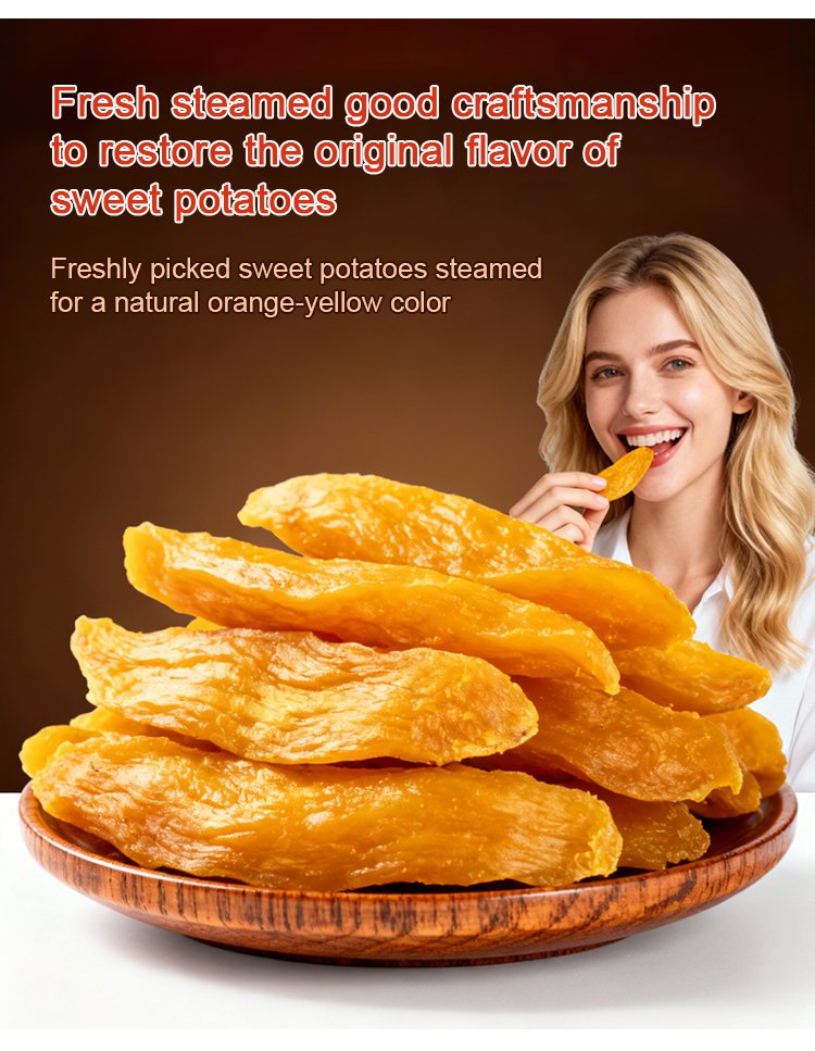 Double-Steamed Dried Sweet Potato, 500 g Pack