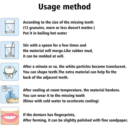 Moldable Temporary Dental Material, Two 30 ml Bottles