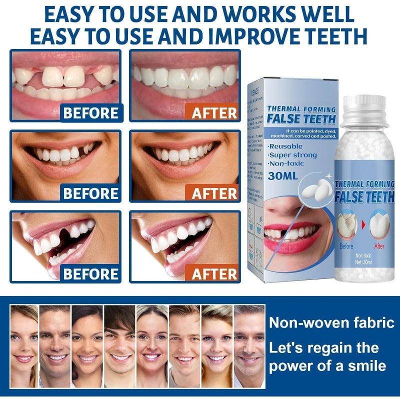 Moldable Temporary Dental Material, Two 30 ml Bottles