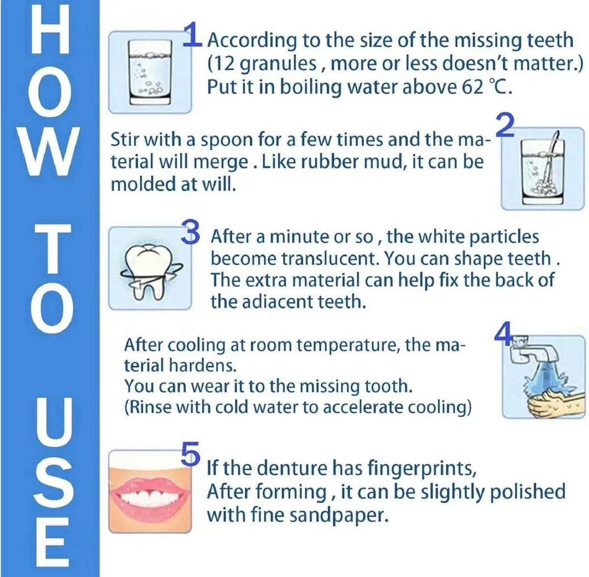 Moldable Temporary Dental Material, Two 30 ml Bottles
