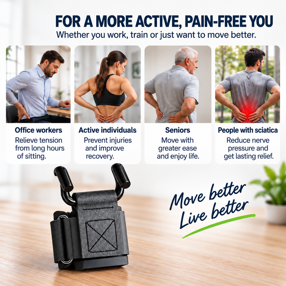 Padded Wrist Lifting Hooks for Pull Exercises, Pair