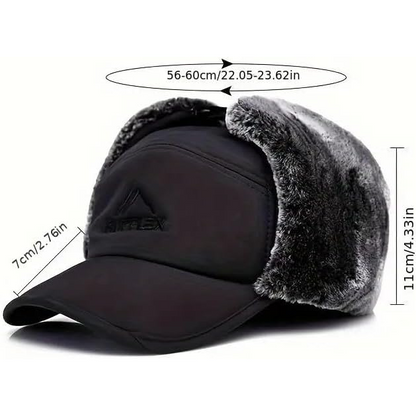 Winter Earflap Cap with Soft Lining for Cold-Weather Walks