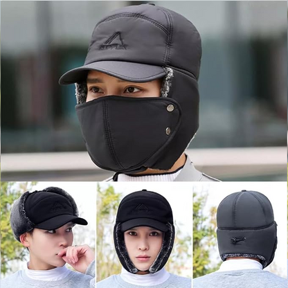 Winter Earflap Cap with Soft Lining for Cold-Weather Walks