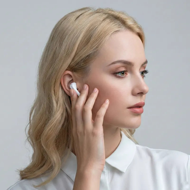 Q10 Dual-Style Bluetooth Earbuds with In-Ear and Clip-On Pairs