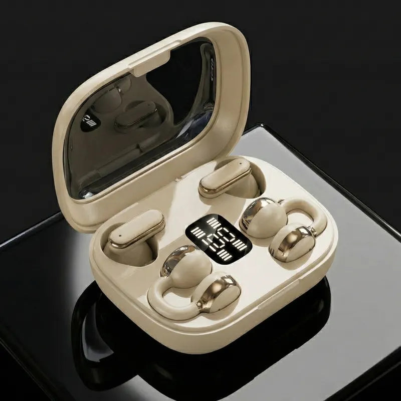 Q10 Dual-Style Bluetooth Earbuds with In-Ear and Clip-On Pairs
