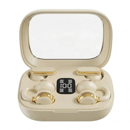 Q10 Dual-Style Bluetooth Earbuds with In-Ear and Clip-On Pairs