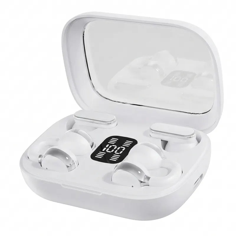 Q10 Dual-Style Bluetooth Earbuds with In-Ear and Clip-On Pairs