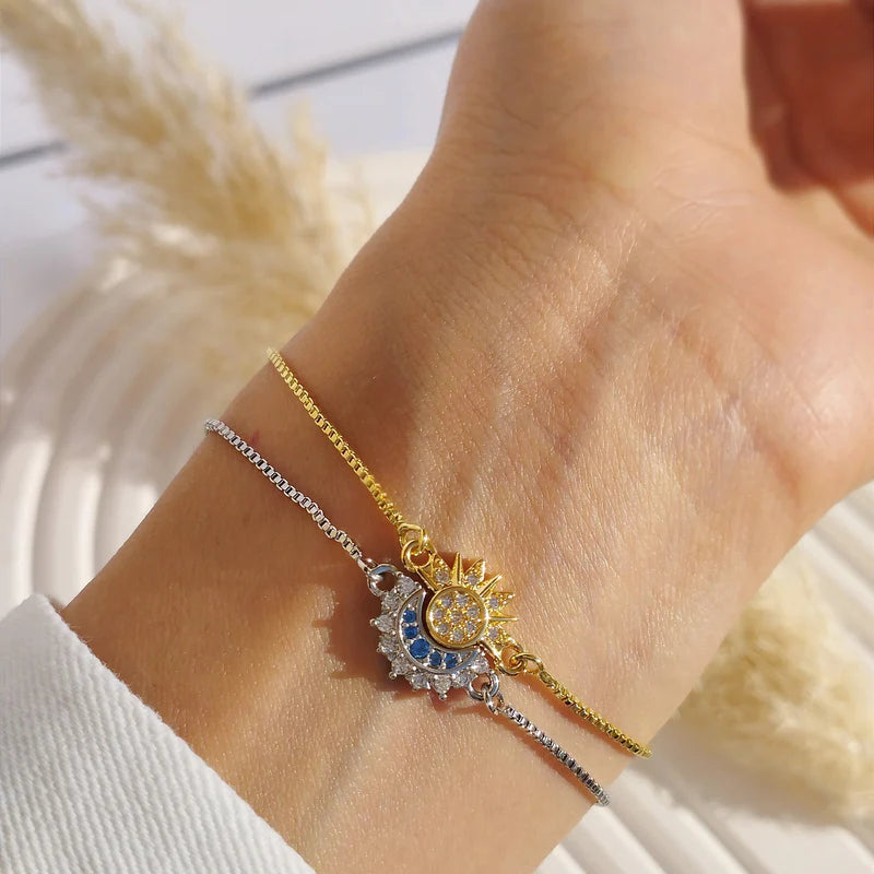 Sun & Moon Bracelet Set