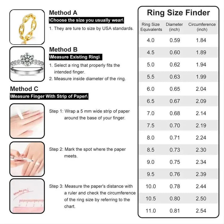 Moissanite Band Chain Link Wedding Ring