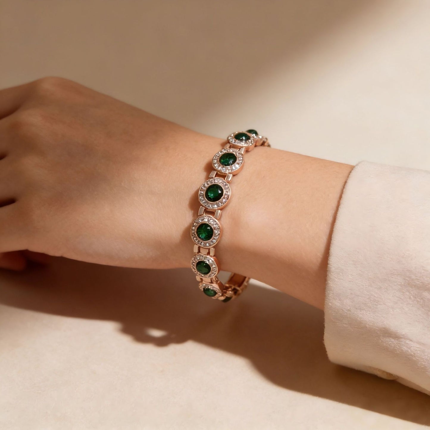 Round Magnetic Stone Bracelet