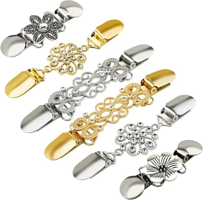 Flower Hollow Out Clothespin 6 Pcs