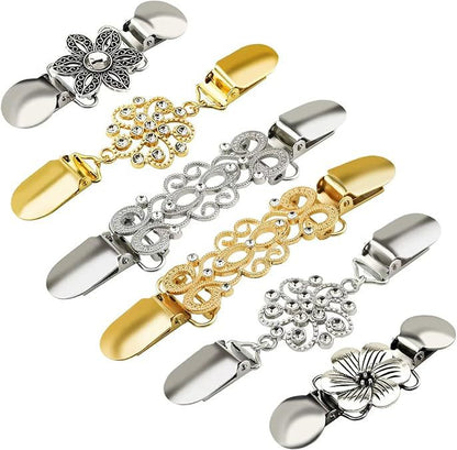 Flower Hollow Out Clothespin 6 Pcs