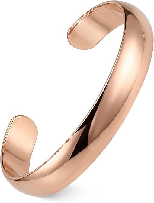 Pure Copper Cuff Plain Bracelet