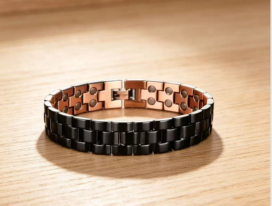 Ultra Strength Pure Copper Magnetic Therapy Bracelet (President)