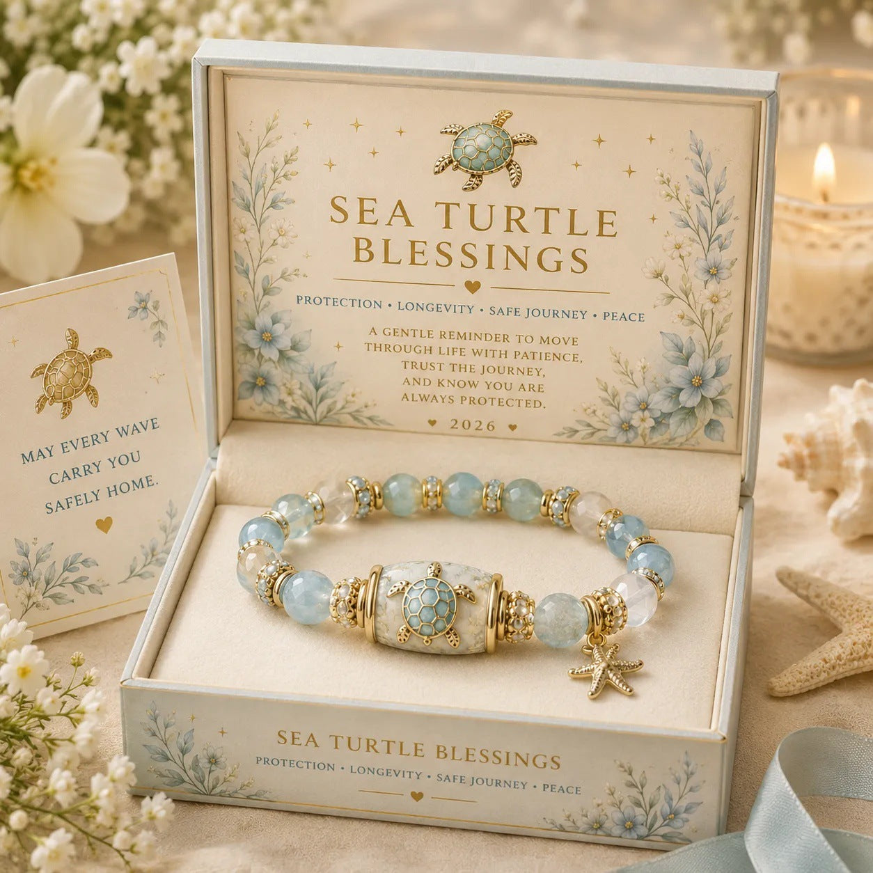 🌿 Blessing Bracelet of Love, Peace & Spring💖
