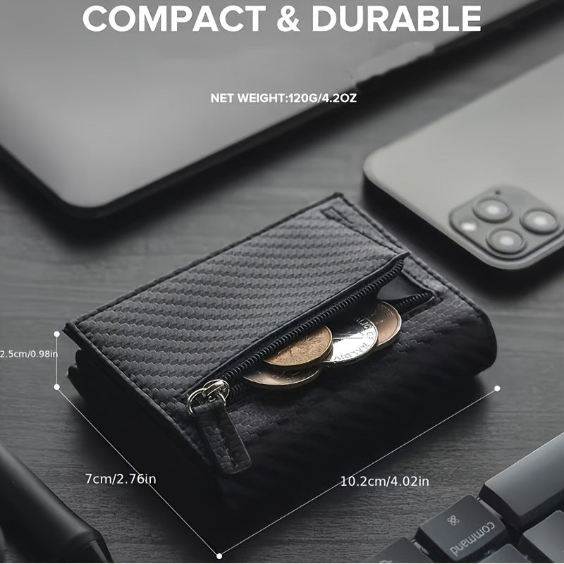 Tri-Fold Pop-Up Card Wallet