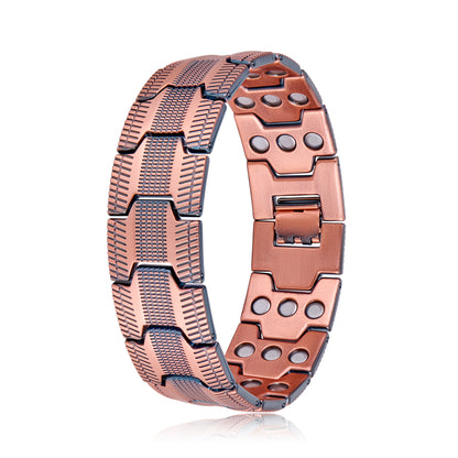 Wide Square Magnet Bracelet for Men