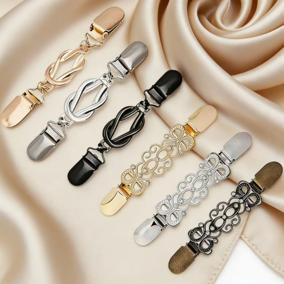 Flower Hollow Out Clothespin 6 Pcs