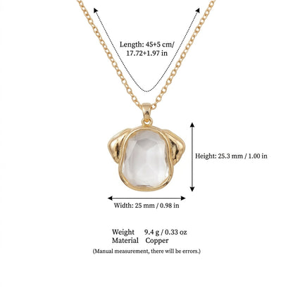 Puppy Locket Necklace Set