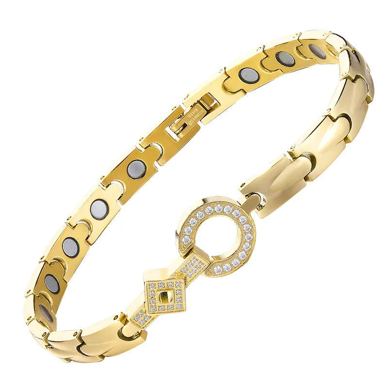 Crystal Magnetic Clasp Bracelet