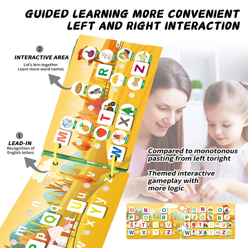 Reusable Preschool Busy Book for Early Learning and Quiet Play