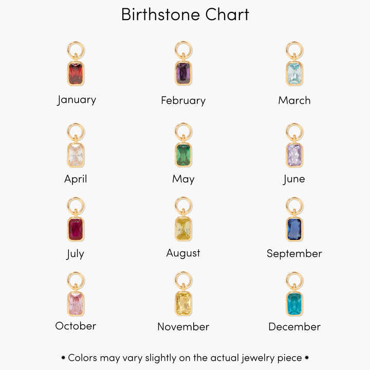 Gold-Tone Birthstone Cross Beaded Bracelet