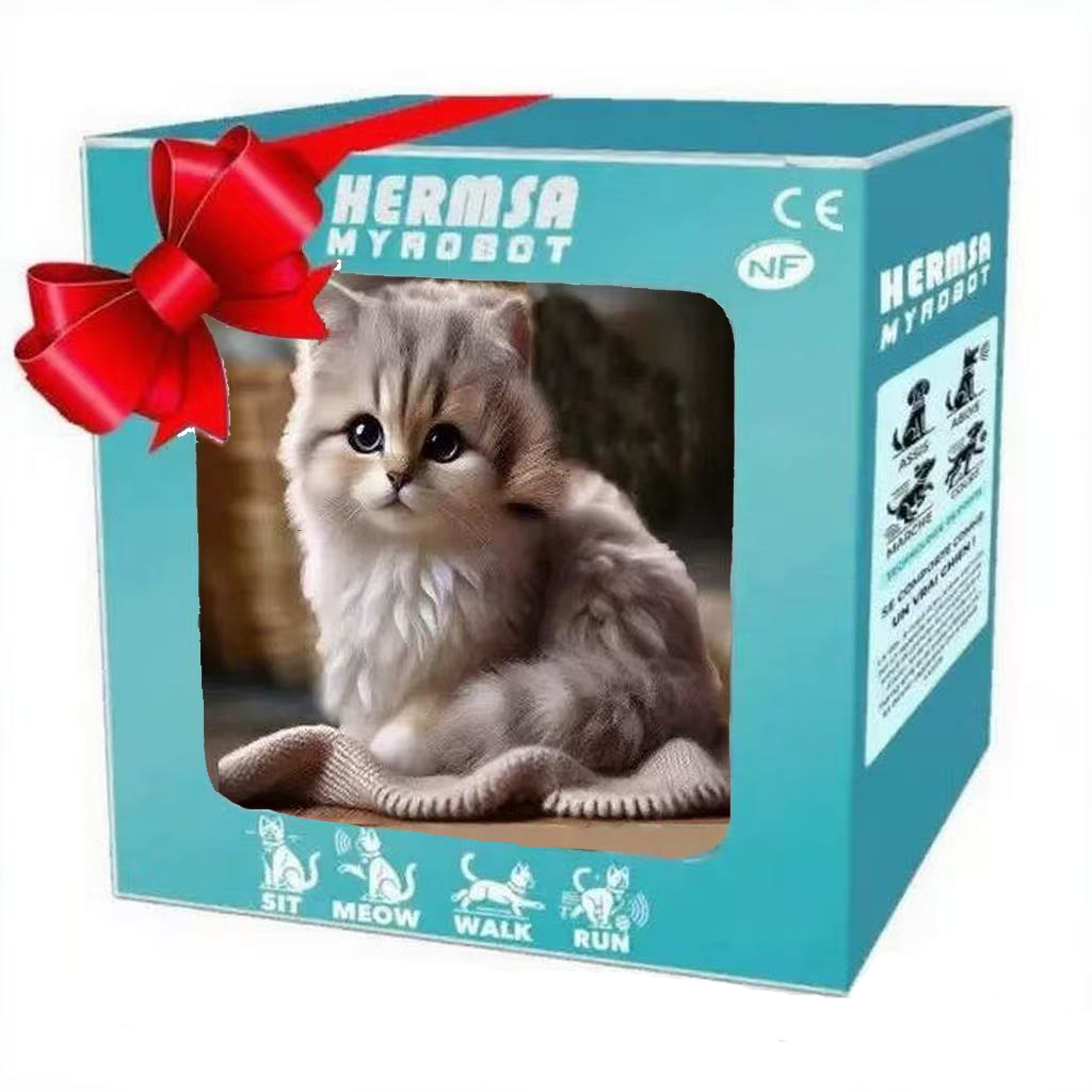 Electronic Plush Pet Toy for Pretend Companion Play