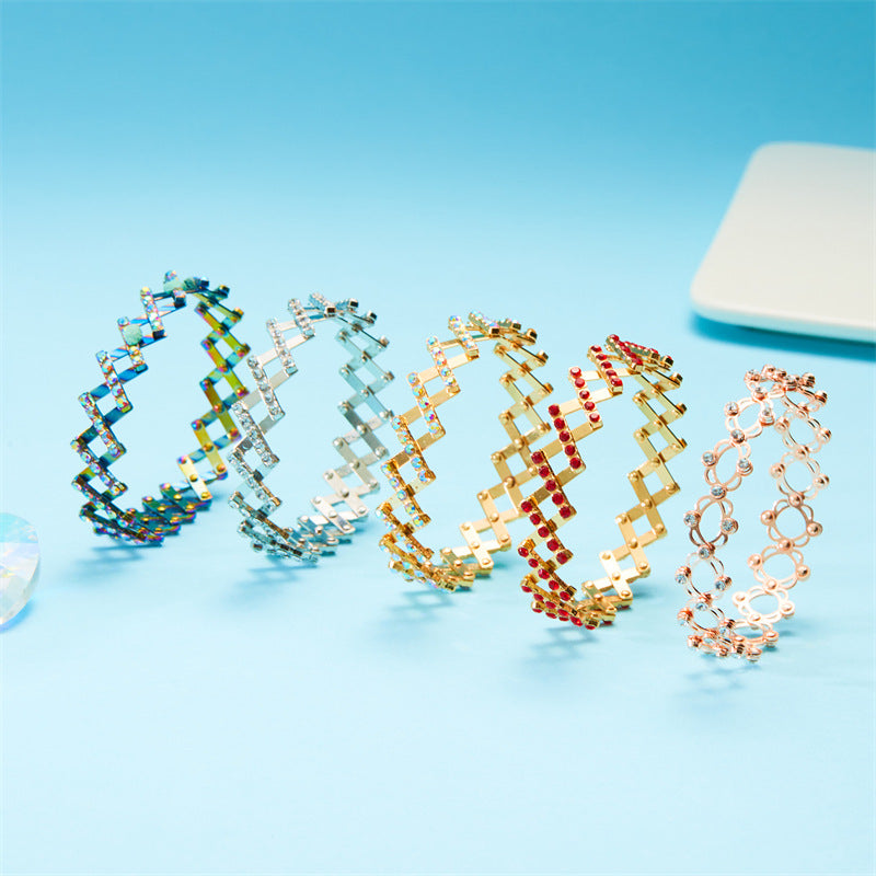2-In-1 Adjustable Brass Magic Bracelet & Ring