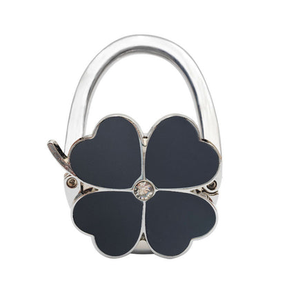Foldable Four-Leaf Clover Purse Hook for Tables