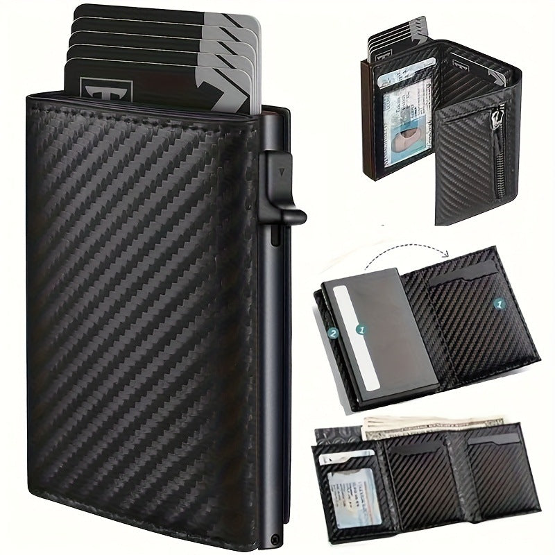 Tri-Fold Pop-Up Card Wallet