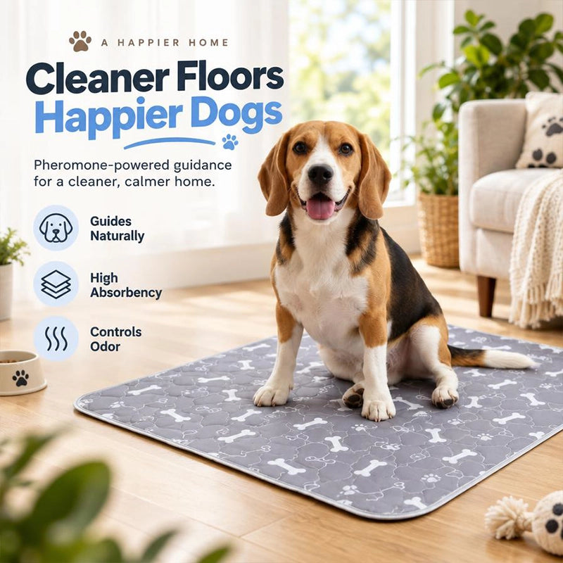 Large Washable Dog Pee Pad for Indoor Training and Floor Protection